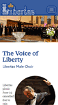 Mobile Screenshot of libertasvoices.com