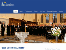 Tablet Screenshot of libertasvoices.com